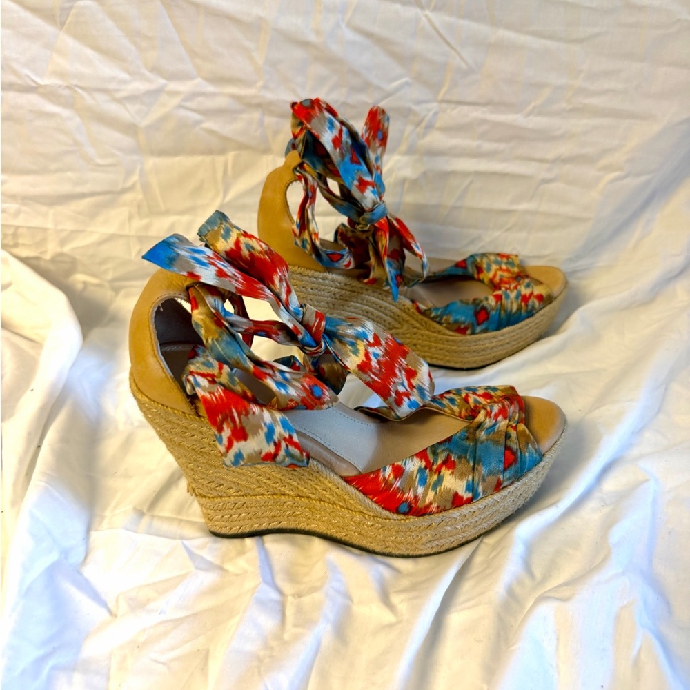 UGG Multicolor Patterned Wedge Sandals - image 5